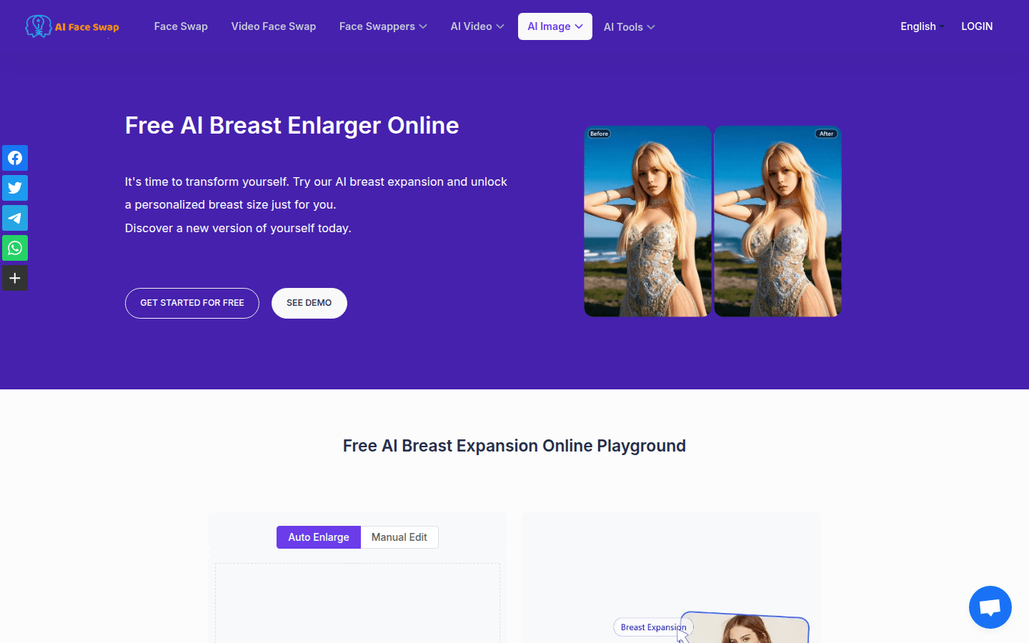 Free AI Breast Enlarger