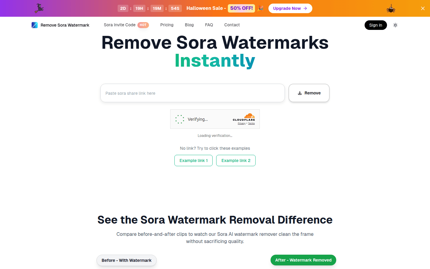 Remove Sora watermarks