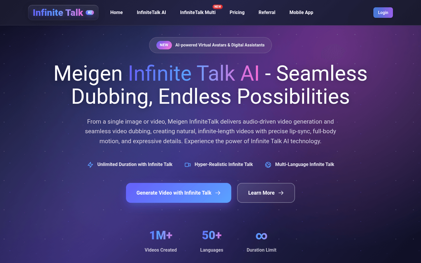 Infinite Talk AI