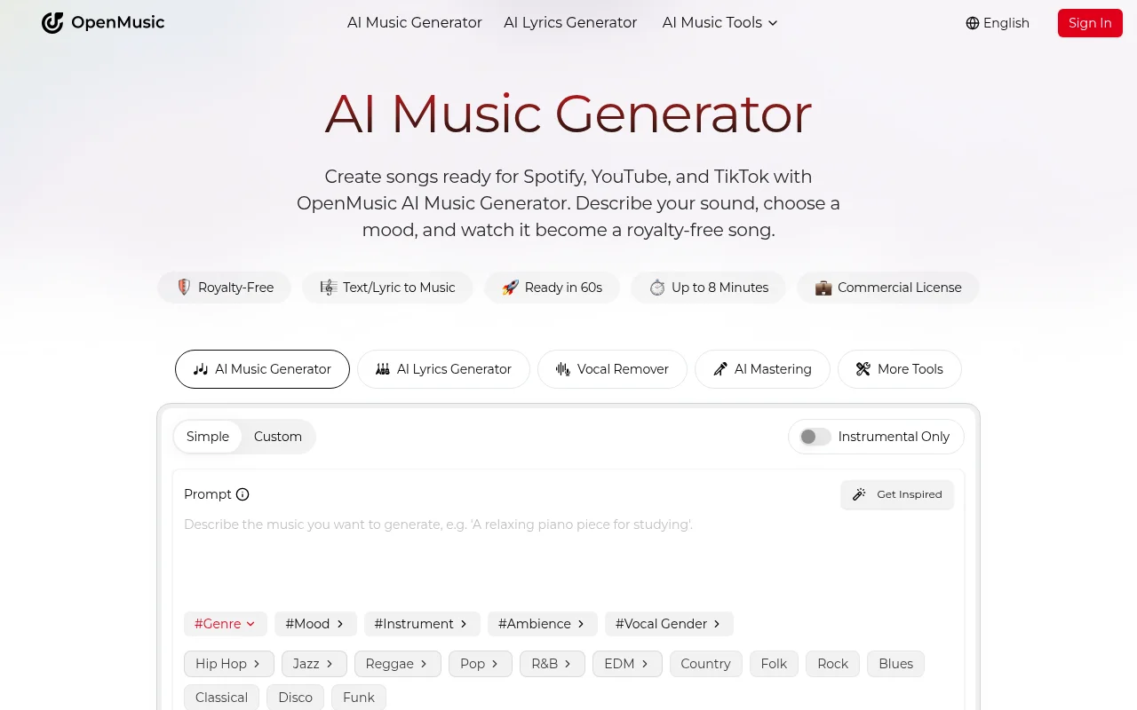 OpenMusic AI