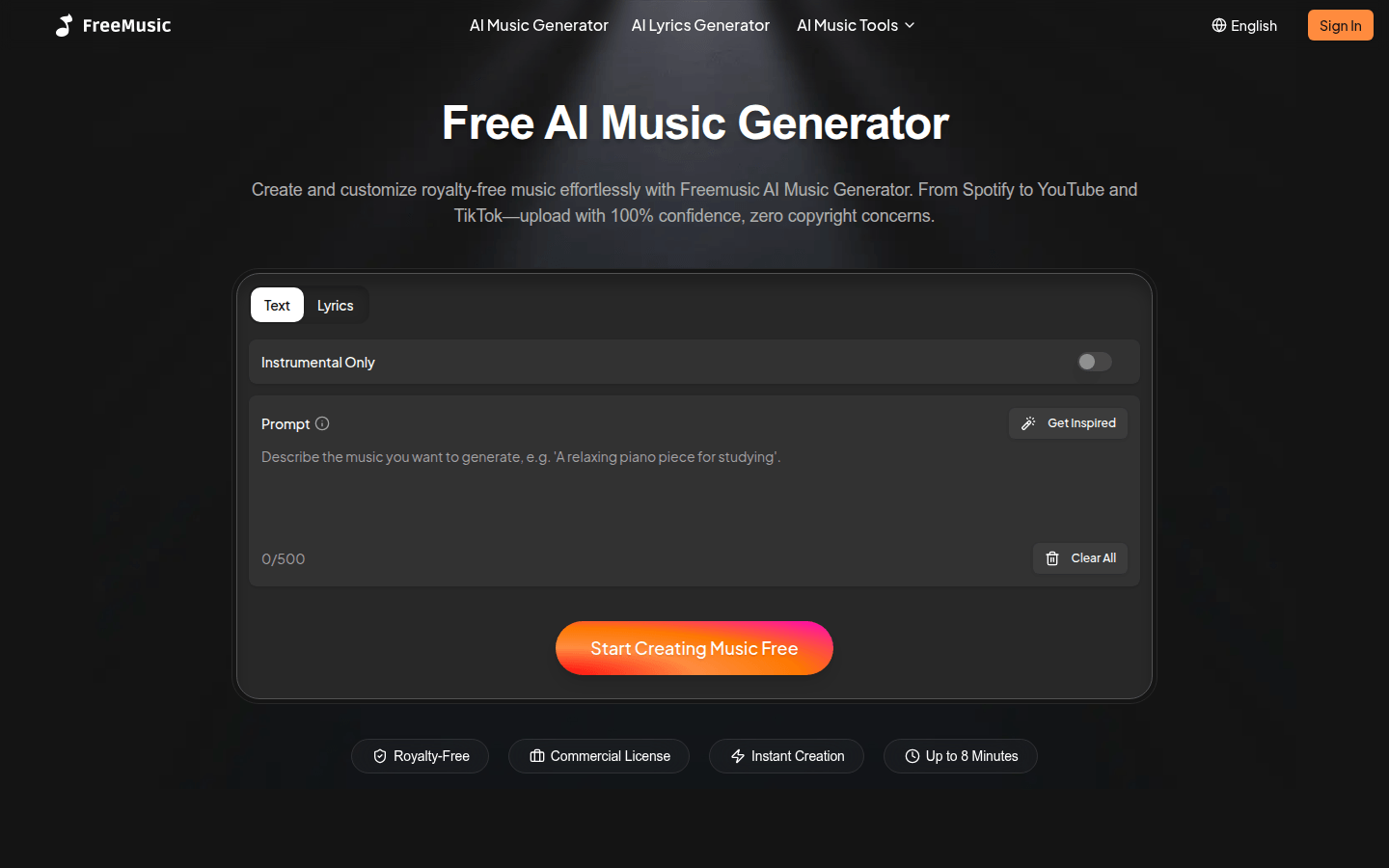 FreeMusic AI
