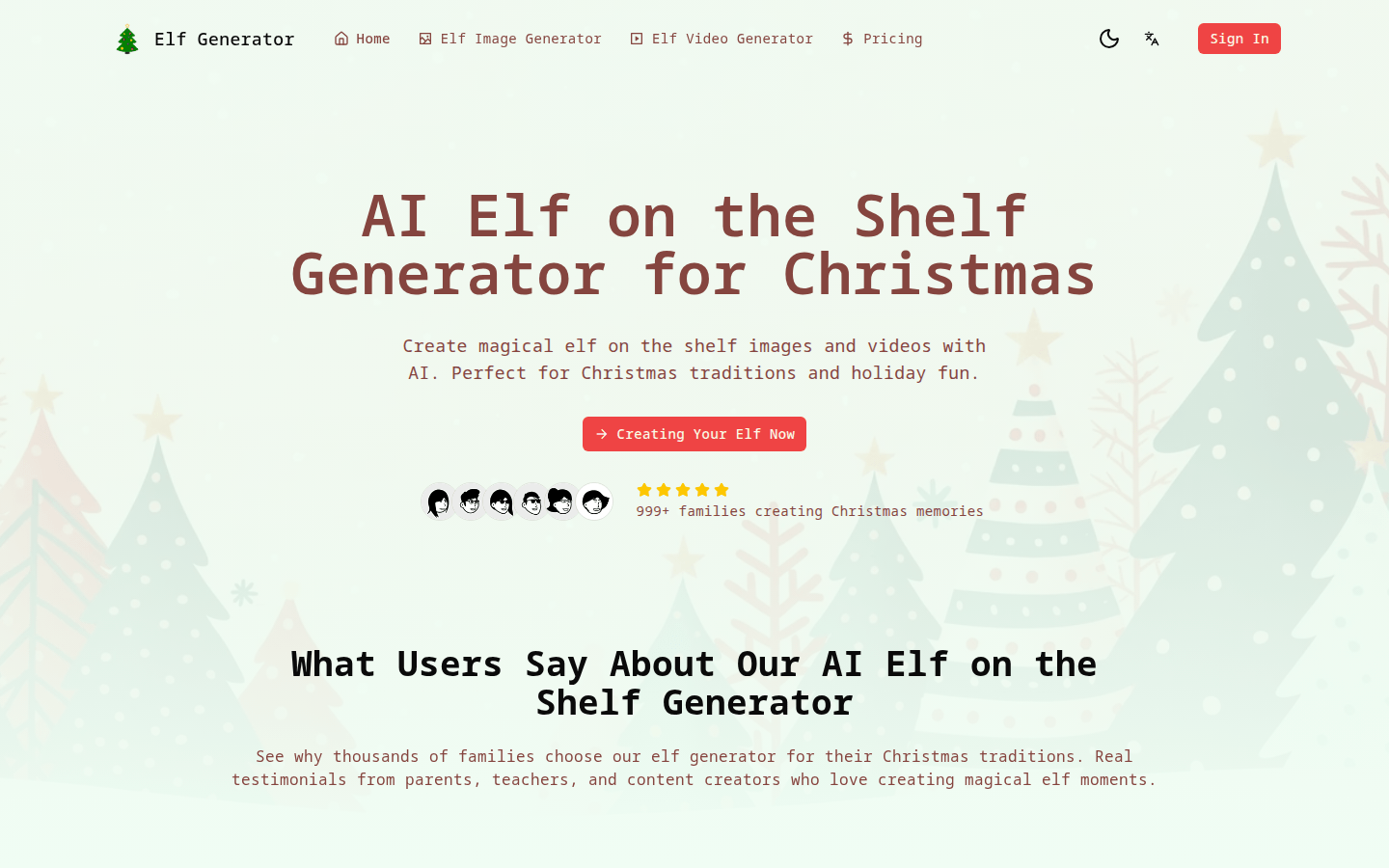 Elf on the Shelf Generator