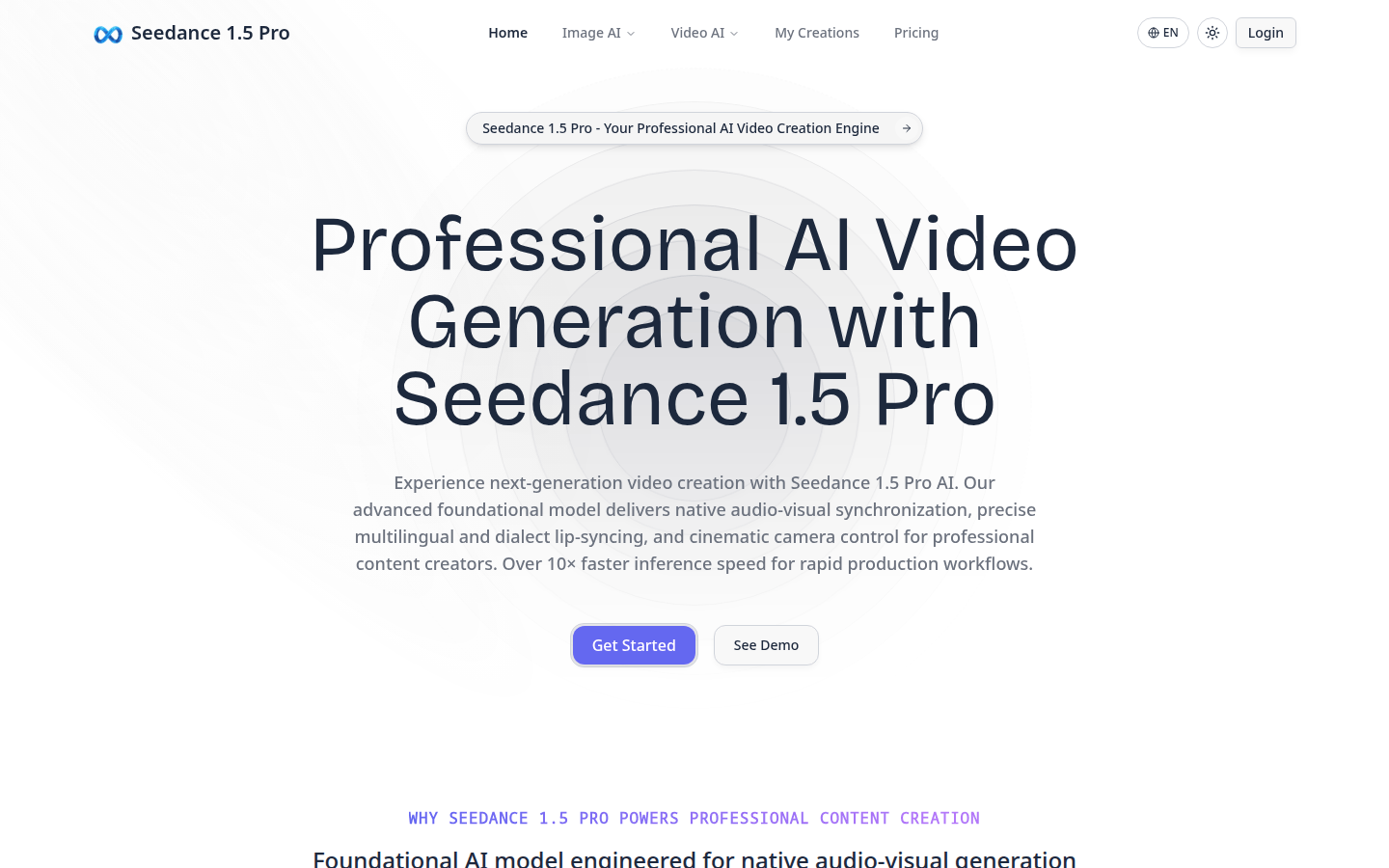 Seedance 1.5 Pro