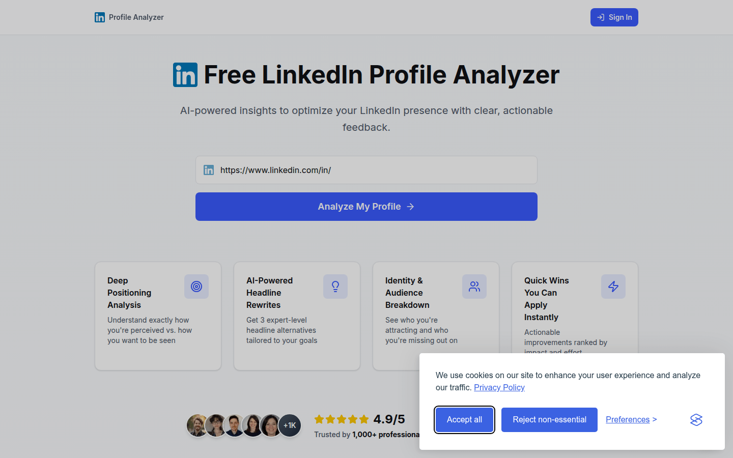 LinkedIn Profile Analyzer