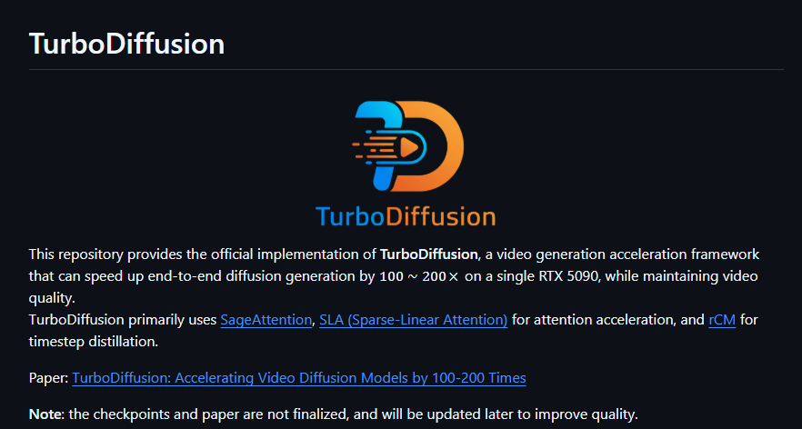 TurboDiffusion