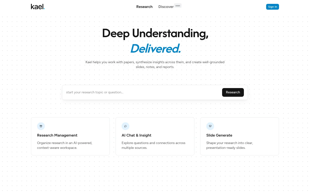 Kael — AI Assistant for Understanding and Working with Docunents